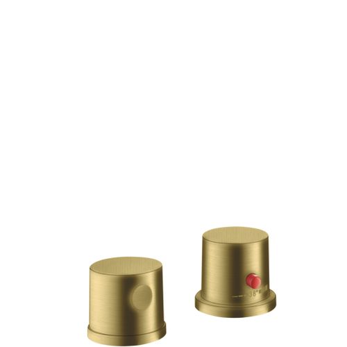 AXOR-HG-AXOR-Uno-2-Loch-Wannenrandarmatur-mit-Thermostat-Brushed-Brass-38480950 gallery number 1